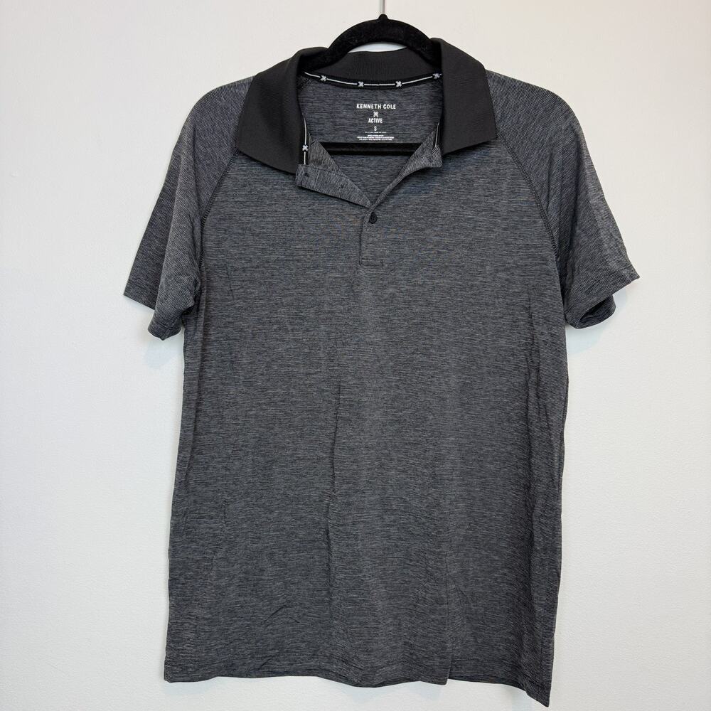Kenneth Cole active polo golf shirt small
